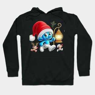 Christmas Santa with Lamp ii Hoodie